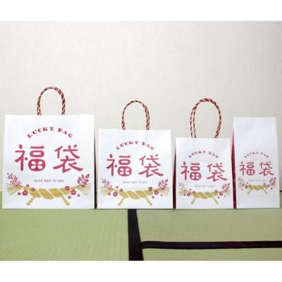 【今季分販売終了】No.1718 T-6 福袋 手提袋 しめ飾り　【200枚入り】 9,218円(税込)