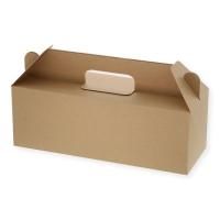 JAMS　XSサイズ　10箱 激安】ドーナツ箱 クラフトハンディーBOX 大 FS - 業務用消耗品