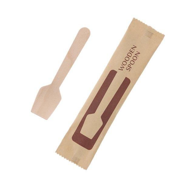 HEIKO 木製角スプーン 95mm 未晒紙完封　【5000本入り】 39,380円(税込)