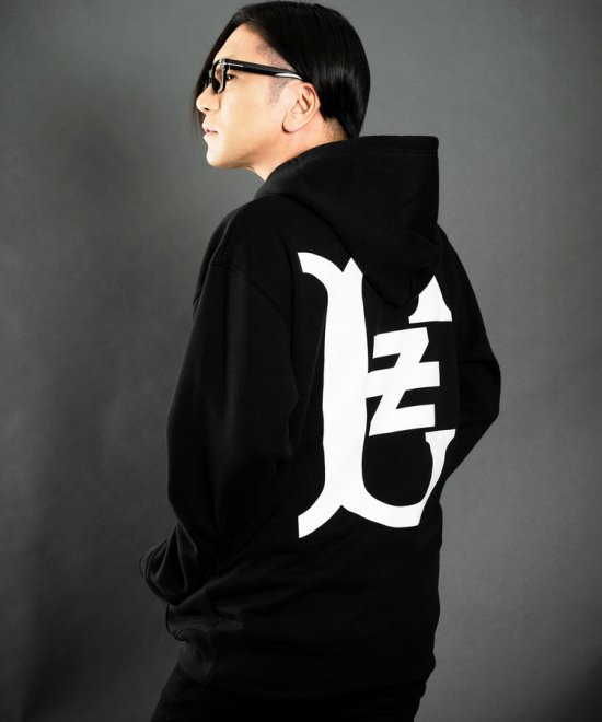 ZE Logo Fourth Pullover Parka BLACK