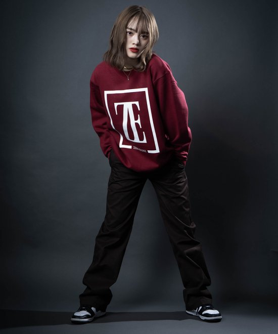 Logo First SWEAT【BURGUNDY×WHITE＆BLACK】<img class='new_mark_img2' src='https://img.shop-pro.jp/img/new/icons20.gif' style='border:none;display:inline;margin:0px;padding:0px;width:auto;' />
