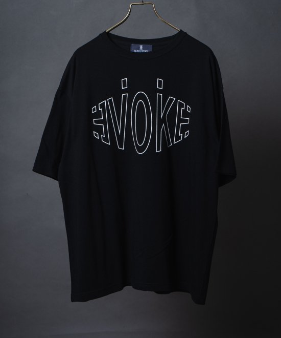 Expansion fuchi logo S/S big tee BLACK