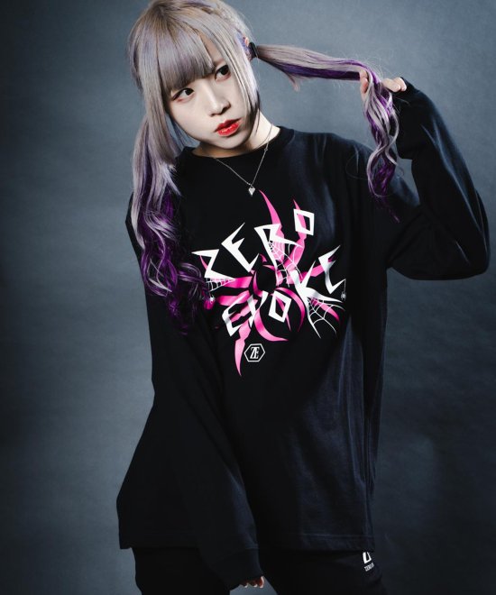 Spider L/S Tee BLACK<img class='new_mark_img2' src='https://img.shop-pro.jp/img/new/icons20.gif' style='border:none;display:inline;margin:0px;padding:0px;width:auto;' />