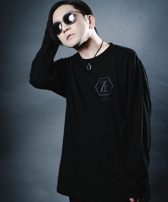 Logo Second All BLACK L/S Tee