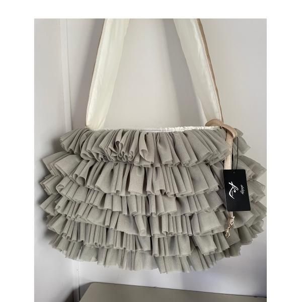 K grace ケーグレーススリングオールフリルスリンググレーMサイズ