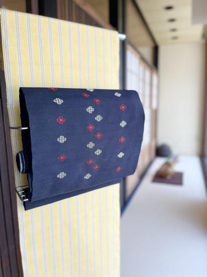 読谷山花織 伝統工芸士・知花勝子作 名古屋帯 - 石原呉服店オンライン