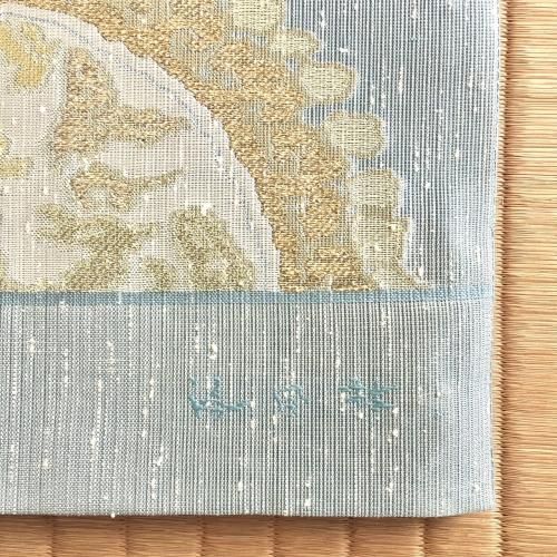 品のある存在感を　洛風林の袋帯 ブラックフライデーセール】 【洛風林】 特選工芸紬袋帯 ≪御仕立て