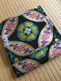 新品 未仕立て 西陣織 袋帯 花丸松川菱紋 華小袖 京都 着物 呉服 訪問
