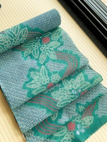 孔雀　羽　未使用品　有松絞り　絞り染め　絞り浴衣　浴衣　NO176 孔雀 羽 未使用品 有松絞り 絞り染め 絞り浴衣 浴衣 NO176