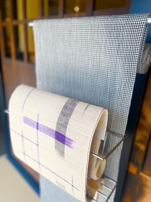 【美品　トールサイズ】小千谷縮　格子　杉山　裄丈73 身丈168 美品 トールサイズ】小千谷縮 格子 杉山 裄丈73 身丈168 - メルカリ