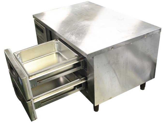 在庫あり 業務用厨房 機器用品INBIS冷蔵ドロワーコールドテーブル フクシマガリレイ 福島工業 TBW-30RM2 業務用 中古 送料無料 