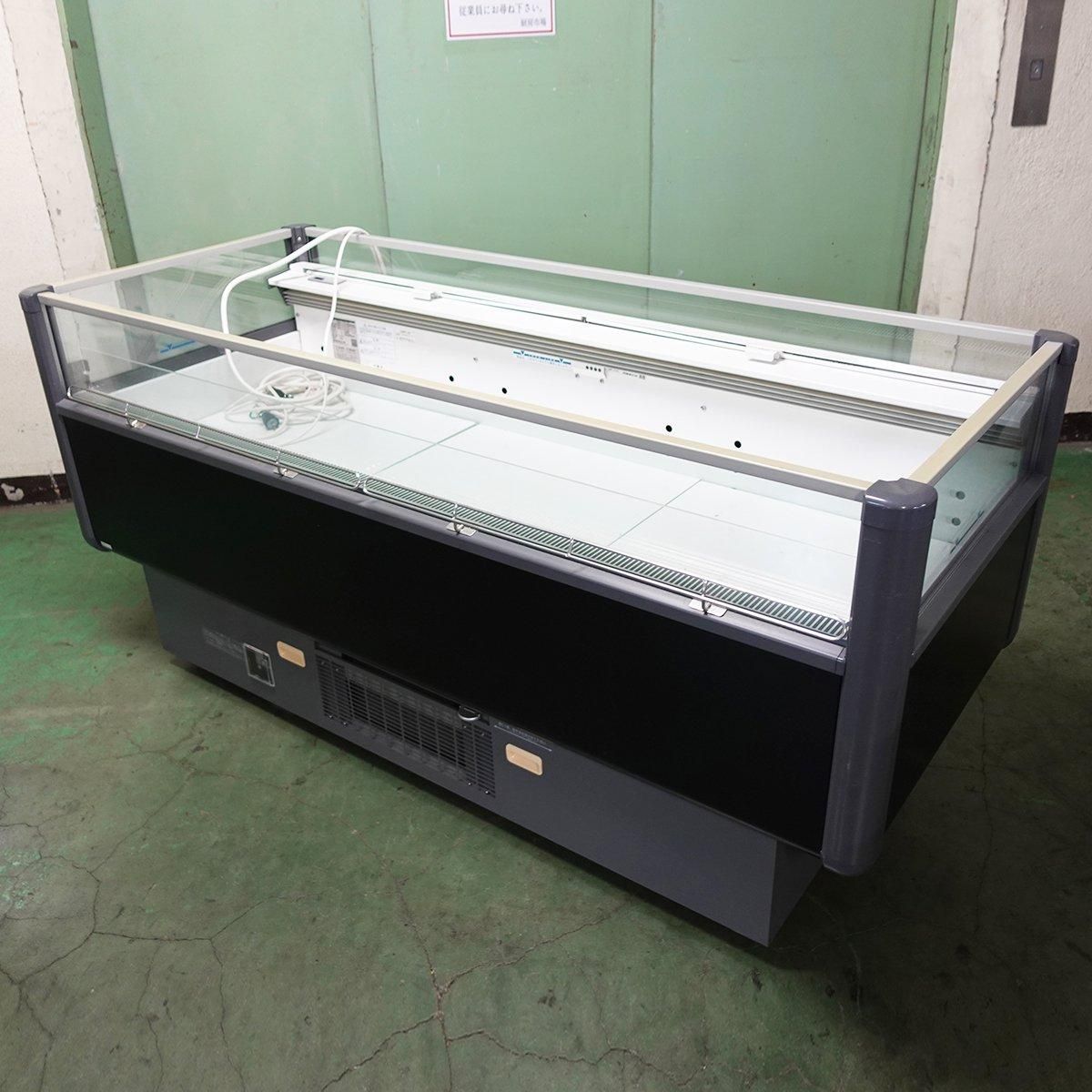 2018年製 中野冷機 オープン平型冷蔵ショーケース BIMSG4-106F(特) W1800×D750×H850 単相 引取 業務用 厨房 中古 ★94622