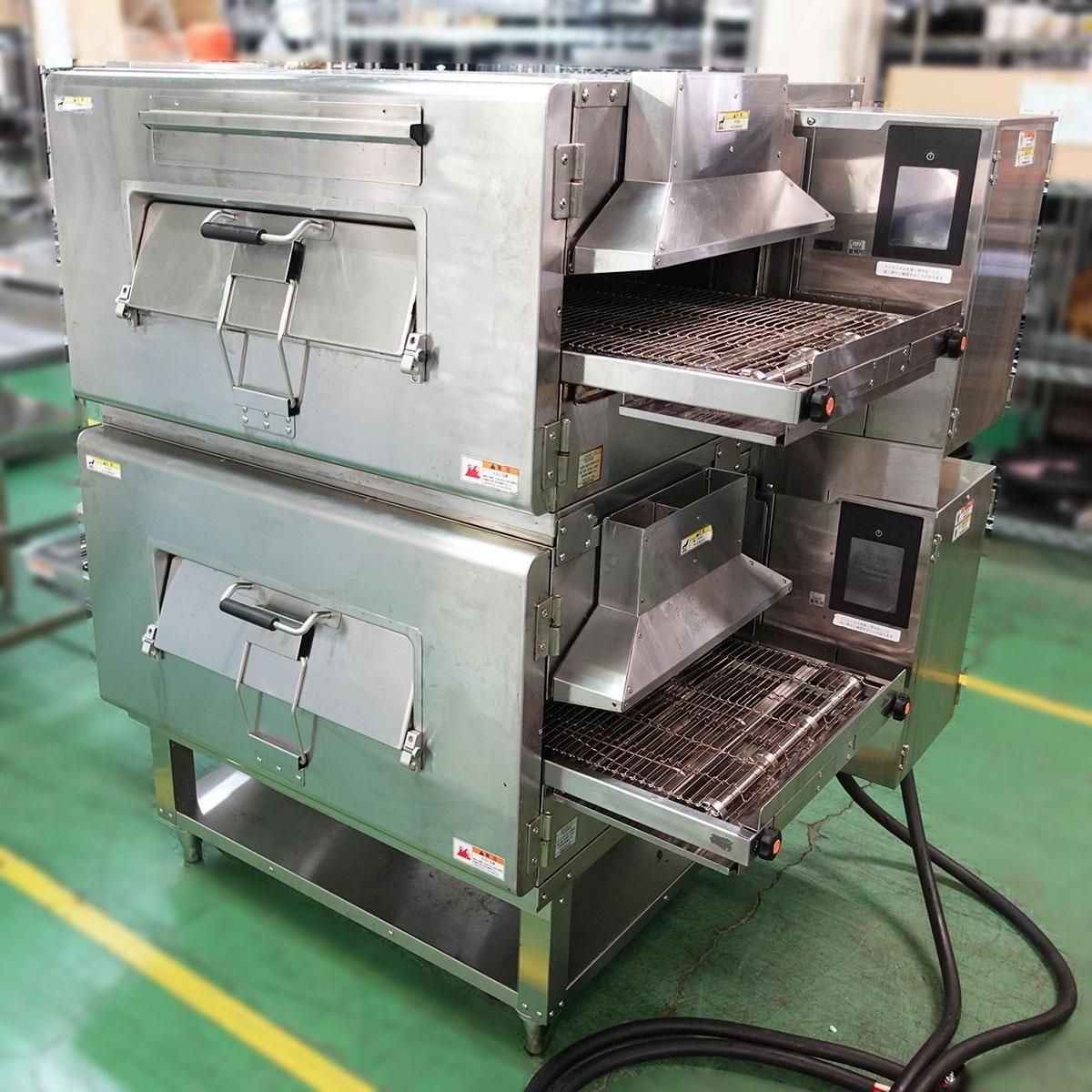 2021/2019年製 フジマック ジェットオーブン 架台付 コンベアオーブン FEJOA9 FEJOA9X 三相 電気 業務用 厨房 中古 直接引取★94855-1