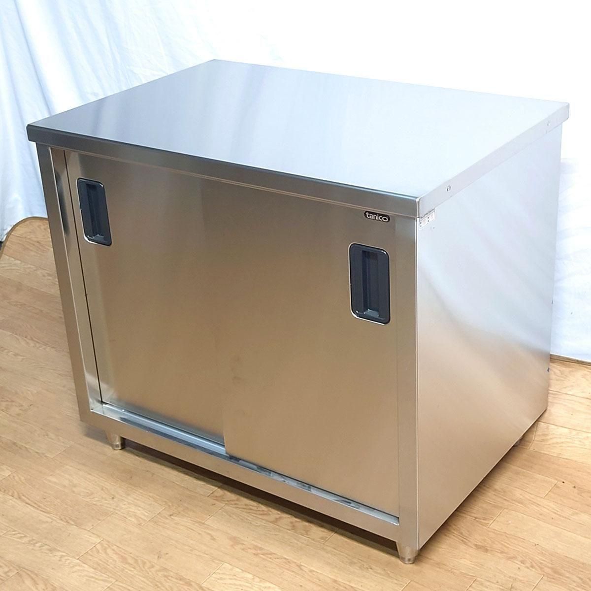 業務用 引戸付作業台 ステンレス製W1200×D750×H800 業務用 引戸付作業台 ステンレス製W1200×D750×H800Ω