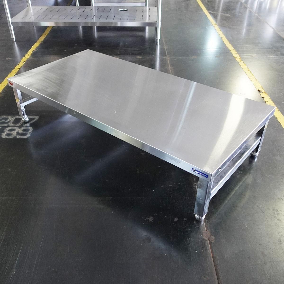 ステンレス 低コンロ台 ガス台 W1240×D600×H300 業務用 厨房 中古★77101<img class='new_mark_img2' src='https://img.shop-pro.jp/img/new/icons3.gif' style='border:none;display:inline;margin:0px;padding:0px;width:auto;' />
