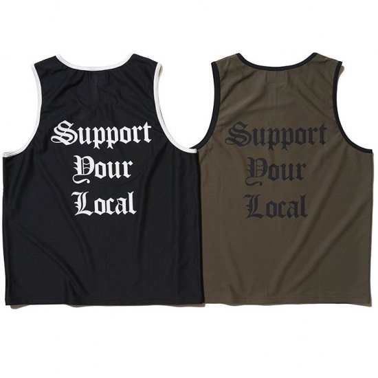 CAPTAINS HELM LOCAL DOUBLE MESH TANK TOP （BLACK） - 東海地方 三重