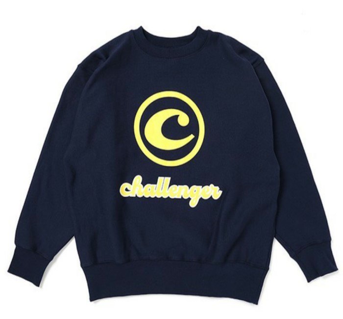 CHALLENGER 90'S LOGO C/N SWEAT（NAVY） - 東海地方 三重県津市