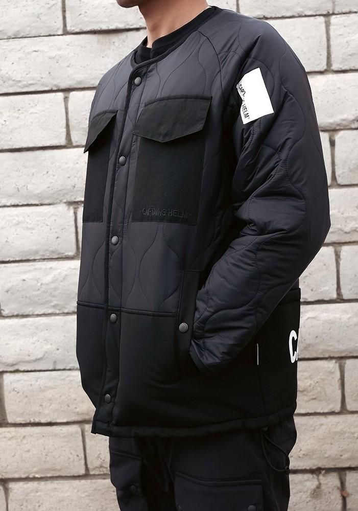 ✨極美品✨CAPTAINS HELM WARM PADDING JACKET 黒 CAPTAINS HELM MIL QUILTED WARM JKT（BLACK） - 東海地方 三重