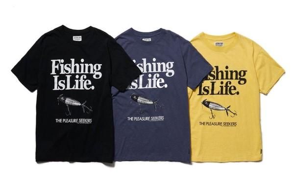 CAPTAINS HELM FISHING LIFE VINTAGE TEE（BLACK） - 東海地方