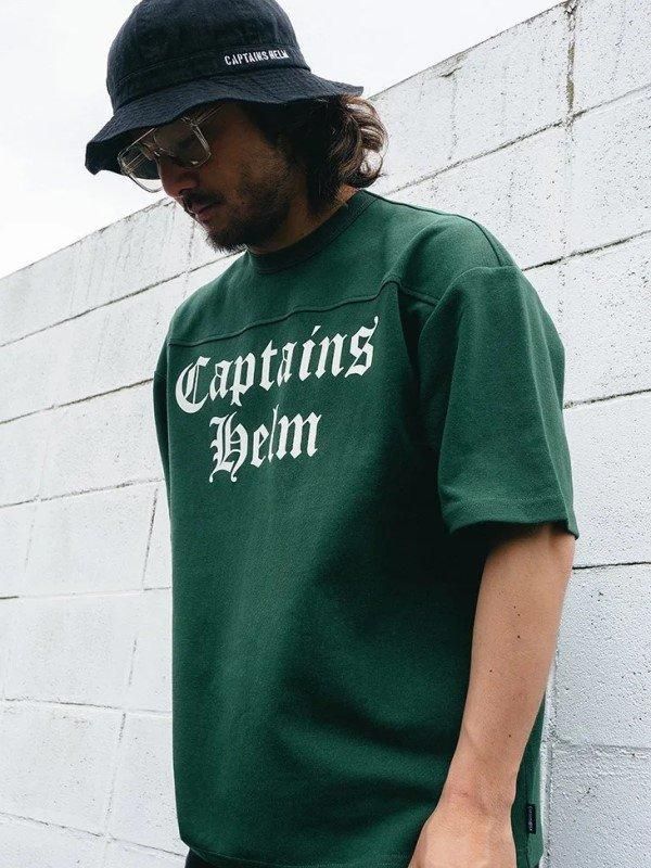 CAPTAINS HELM 38 FOOTBALL TEE (GREEN) - 東海地方 三重県津市 アメカジ セレクトショップ PURA 通販サイト 【CHALLENGER(チャレンジャー),DEUS(デウス),glamb(グラム),Zephyren(ゼファレン),ROTTWEILER(ロットワイラー),GDC(ジーディーシー),CAPTAINS HELM CAPTAINS HELM 38 FOOTBALL TEE (GREEN) - 東海地方 三重県津市 アメカジ セレクトショップ PURA 通販サイト 【CHALLENGER(チャレンジャー),DEUS(デウス),glamb(グラム),Zephyren(ゼファレン),ROTTWEILER(ロットワイラー),GDC(ジーディーシー),CAPTAINS HELM