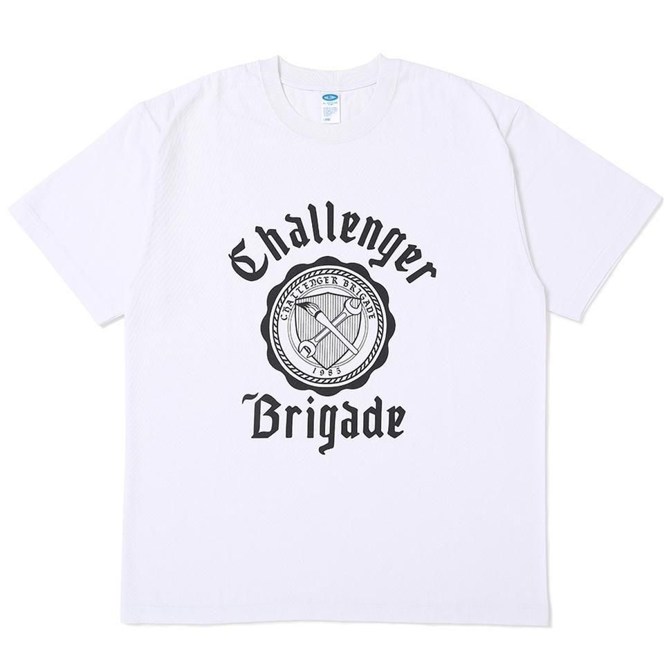 M CHALLENGER MOON EQUIPPED L/S TEE　WHITE クレジット不可）CHALLENGER ×MOON EQUIPPED LS TEE（WHITE