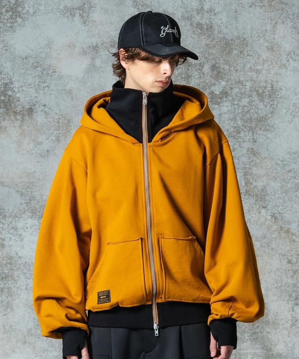 glamb / グラム Layered Neck Hoodie - 東海地方 三重県津市