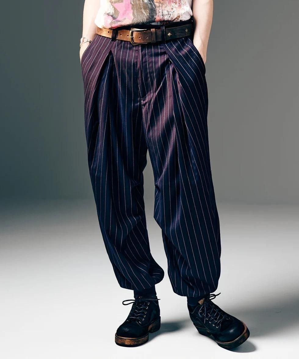 glamb Tuck in Tuck Pants / グラム タックインタックパンツ（WINE