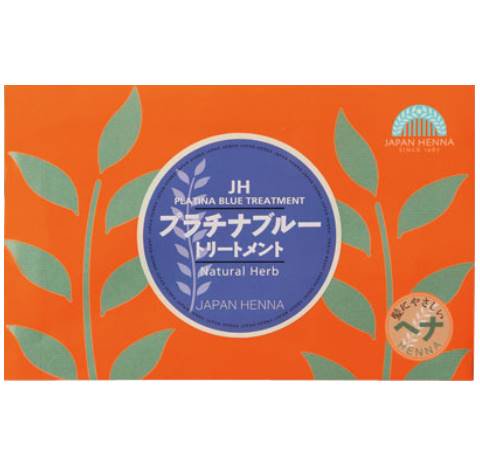 美容材料 ジャパンヘナ プラチナブルー トリートメント(100g)