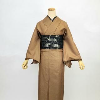 2点セット】RICO STYLE コットンジャガード着物 半幅帯 リコスタイル