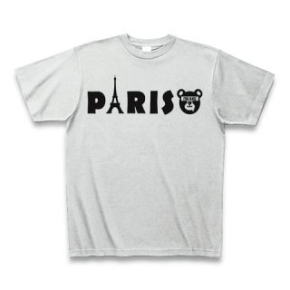 MR.HUGE WORLD TOUR PARIS BEAR  （ワールド　ツアー　ベア　パリ　プリント） Tシャツ　グレー