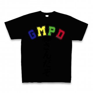 MR.HUGE GMPD LOGO（ジーエムピーディー）PRINTED Tシャツ　ブラック×カラー