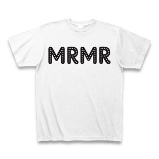 MR.HUGE POP STAR MRMR HOWLING （ポップ　スター　ＭＲＭＲ　ハウリング）PRINTED Tシャツ ホワイト×ブラック