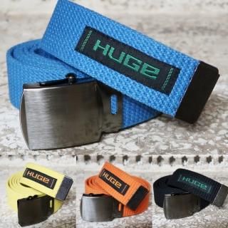 MR.HUGE LOGO TAG ROLLER BUCKLE TWILL BELTʥ顼Хå롡ĥ롡٥ȡ 