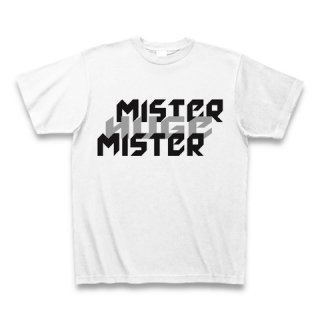 MR.HUGE MISTER&HUGE DEGITAL LOGO (ミスター＆ヒュージ　デジタル　ロゴ）Tシャツ グレー