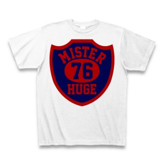 MR.HUGE 76 EMBLEM （76　エンブレム）PRINTED Tシャツ ホワイト