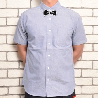 MR.HUGE BOWTIE WAPPEN COTTON HARF SHIRTS(ĳͥåڥ󡡥åȥ󡡥ϡեġ˥֥롼