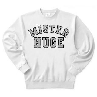 MR.HUGE MISTERHUGEUNIVERSITY LOGO PRINTED SWEATʥ˥Сƥץȡåȡ˥ۥ磻