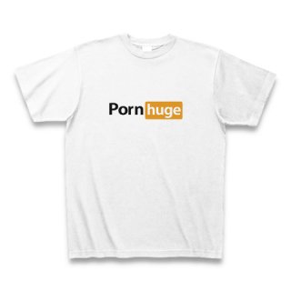 MR.HUGE Porn huge （ポルノヒュージ）PRINTED Tシャツ ホワイト