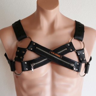 huge FAKE LEATHER DOUBLE ZIP HARNESS ʥե쥶֥롡åסϡͥ˥֥å