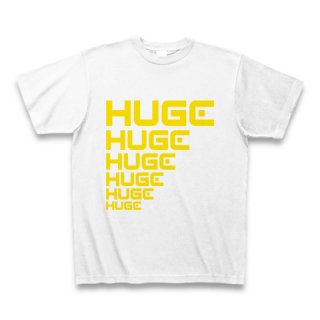 MR.HUGE LINE HUGE ROGO（ライン HUGE ロゴ）PRINTED Tシャツ　ホワイト
