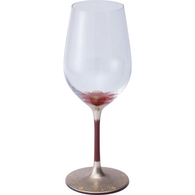 漆絵ワイングラス 桜 - 秀衡塗工房 丸三漆器 オンラインストア