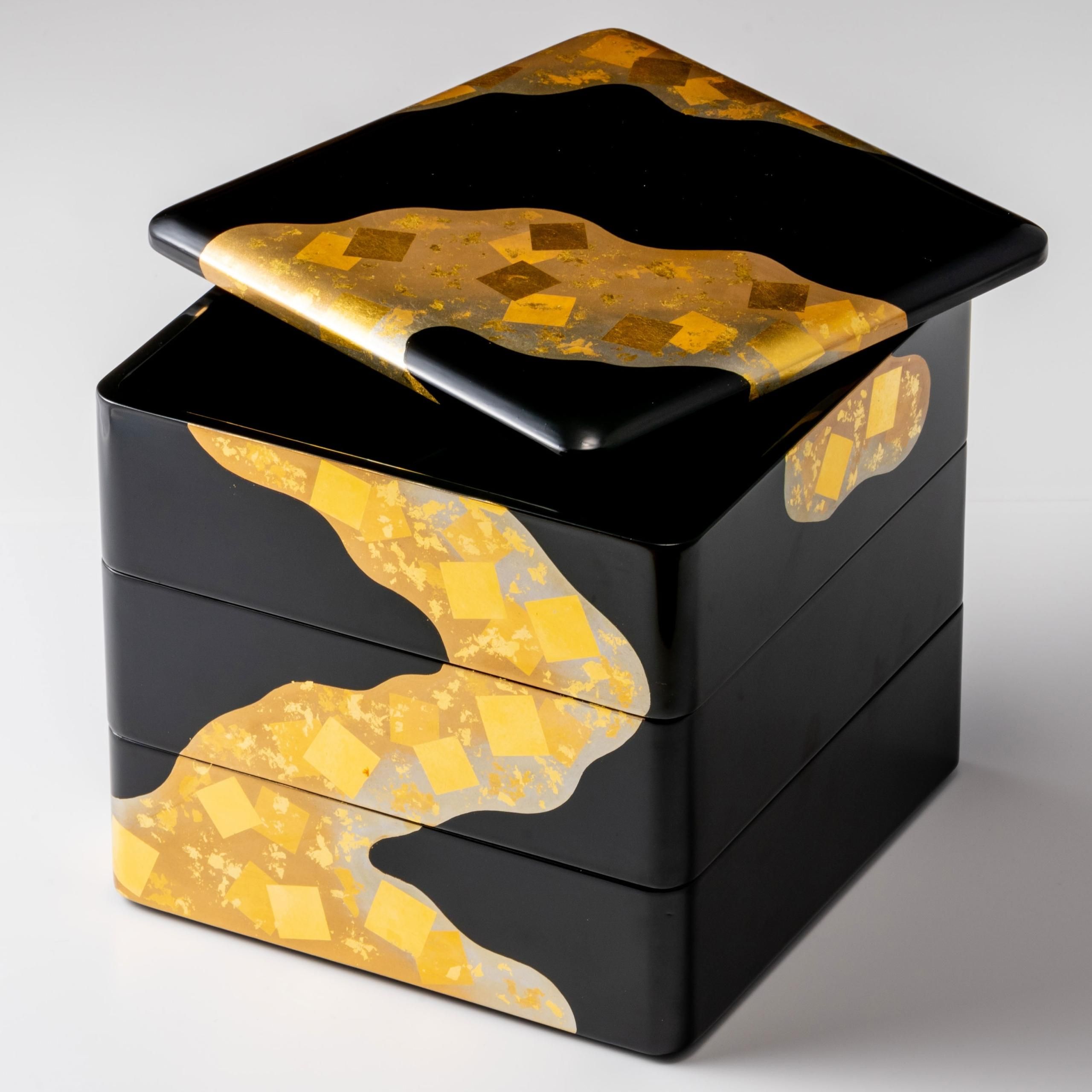 重箱 金雲 6.5寸 - 秀衡塗工房 丸三漆器 オンラインストア 重箱 金雲 6.5寸 - 秀衡塗工房 丸三漆器 オンラインストア