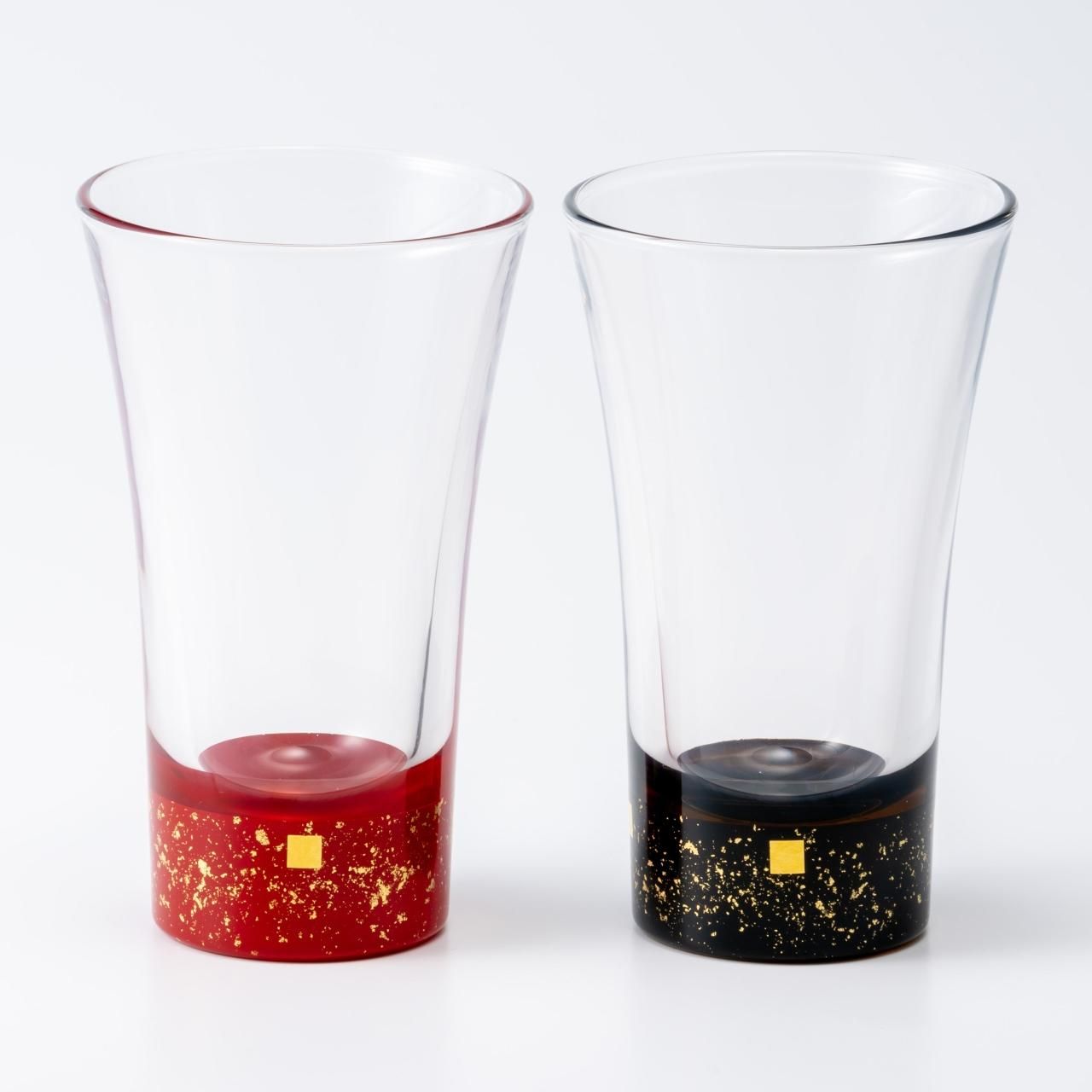【半額】 赤・黒ペア 漆塗一口グラス - オンラインストア 丸三漆器 秀衡塗工房 食器