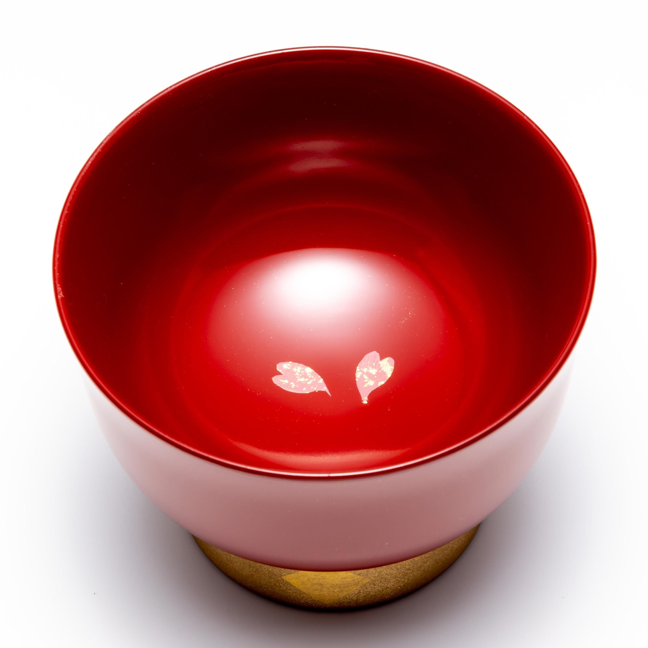 丸盆 10.0 洗朱/吟朱 木製 漆塗り トレー 12-10403/10404 漆器の井助