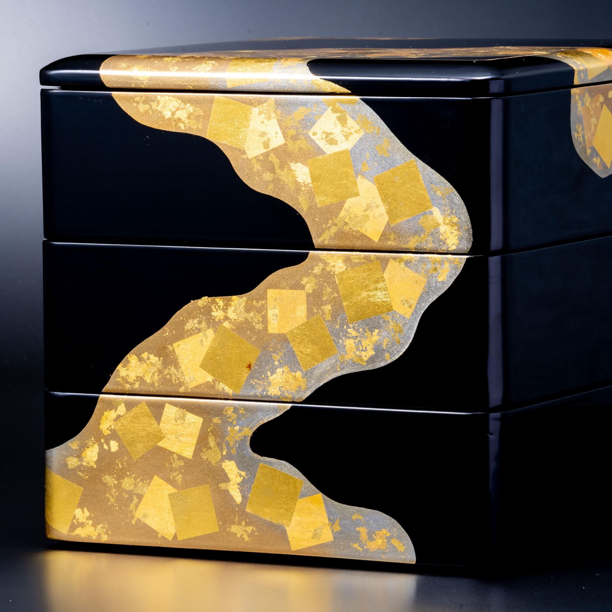 重箱 金雲 5.5寸 - 秀衡塗工房 丸三漆器 オンラインストア 重箱 金雲 5.5寸 - 秀衡塗工房 丸三漆器 オンラインストア