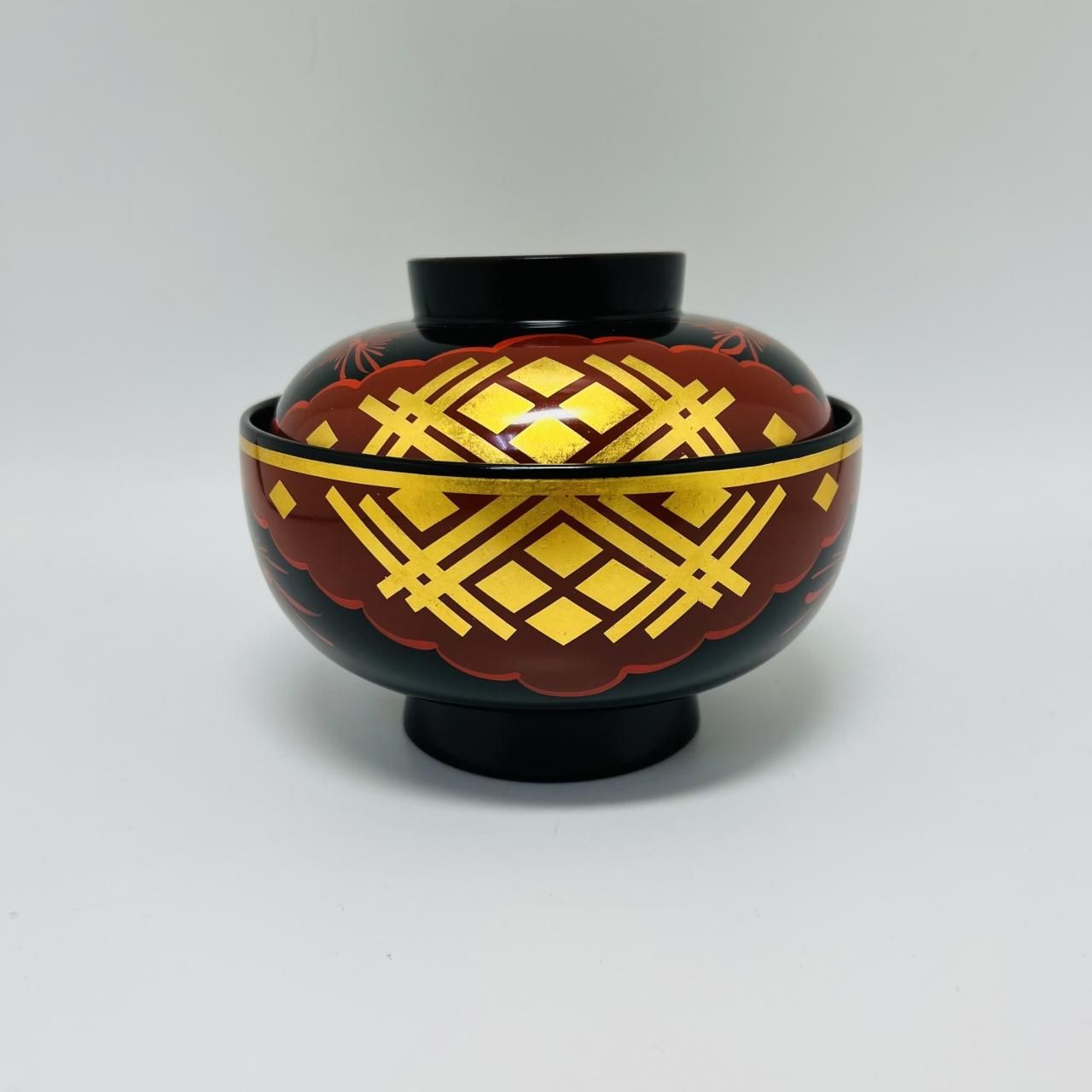 秀衡塗 大椀 3客