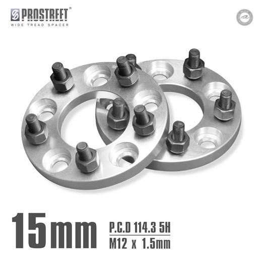 ワイドトレッドスペーサー 15mm｜114.3×5H P1.5【DRJ Autoparts】