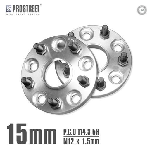 ワイドトレッドスペーサー 15mm｜114.3×5H P1.5【DRJ Autoparts】