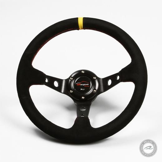 Deporacingステアリング ディープコーン32φ/35φ バックスキン