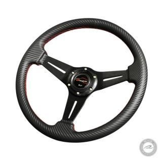 大人も着やすいシンプルファッション ウッドステアリング 35.5Φ ディープコーン ヴィンテージスタイル パーツ